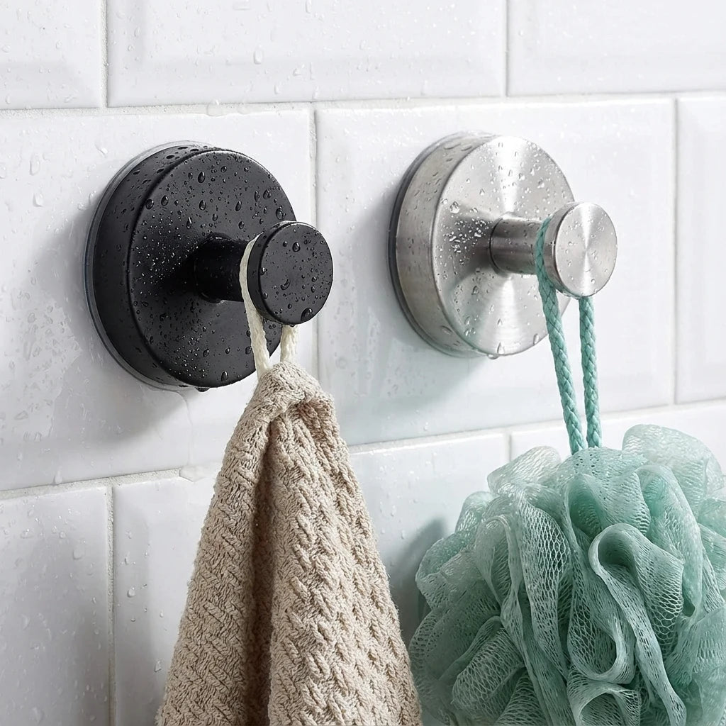 Sleek Suction Hooks No Drill