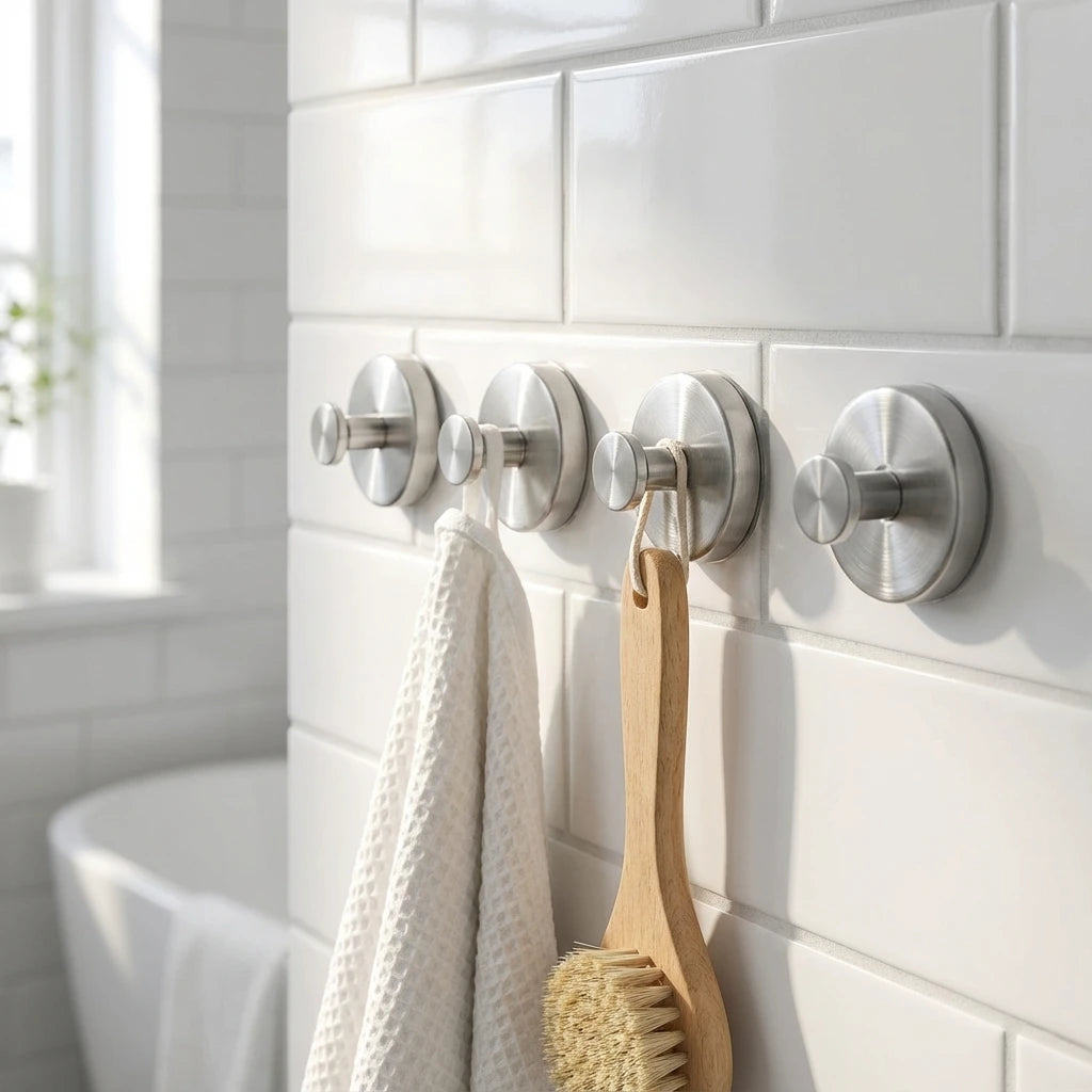Sleek Suction Hooks No Drill