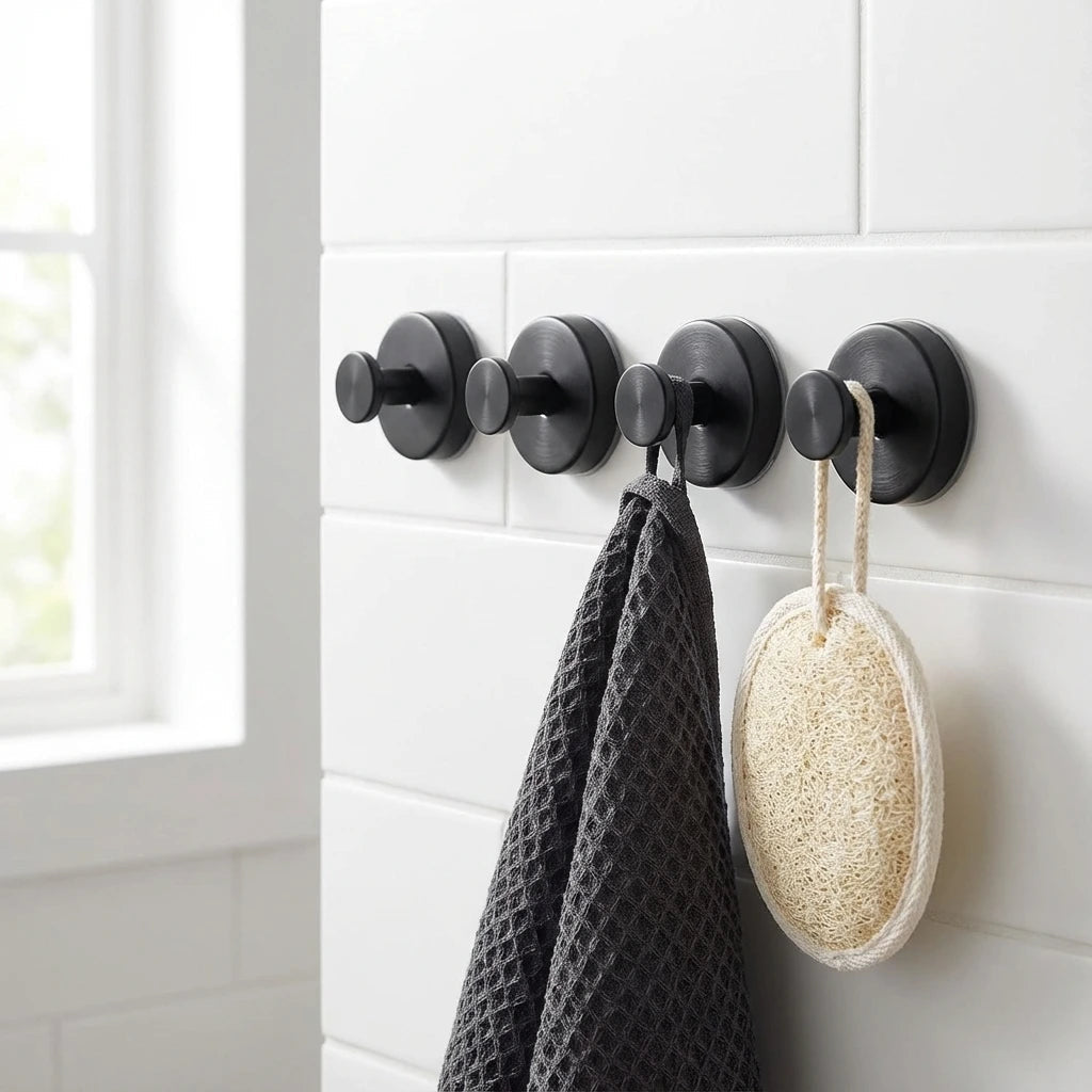 Sleek Suction Hooks No Drill