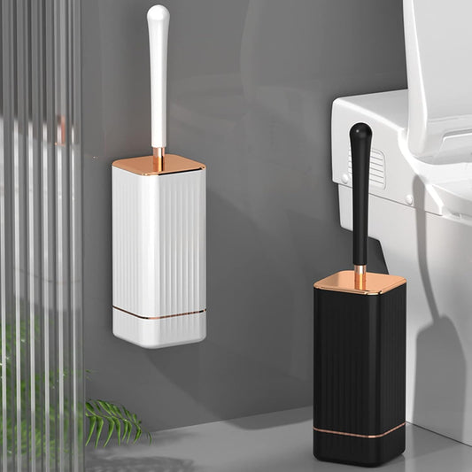Sleek Wall Mount Toilet Brush Set