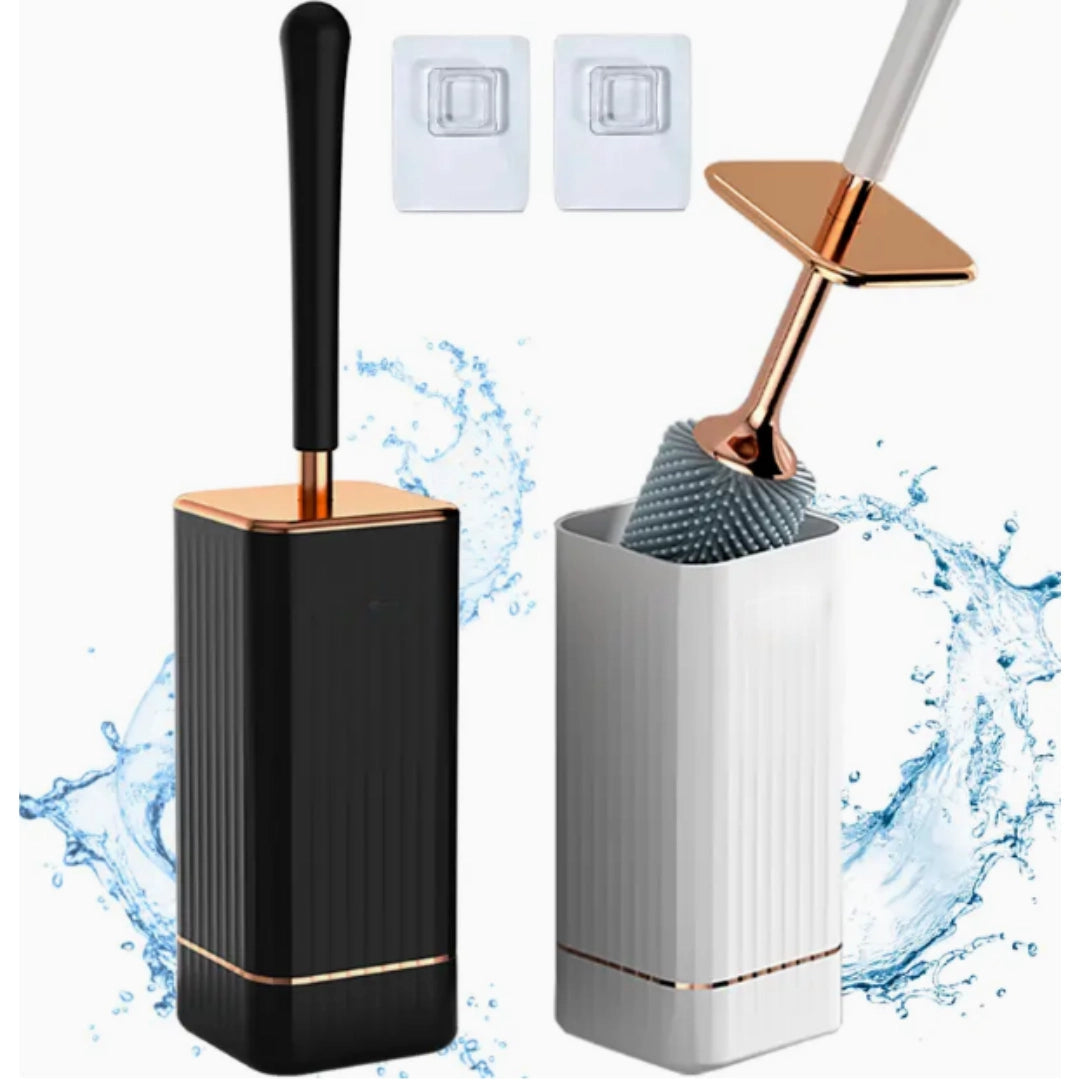 Sleek Wall Mount Toilet Brush Set