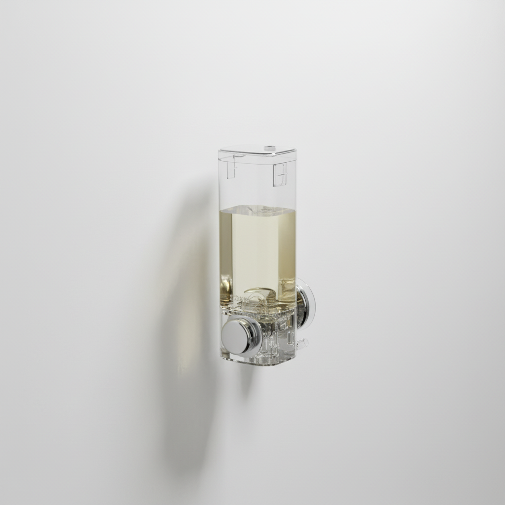 Slim Suction Cup Soap Dispenser