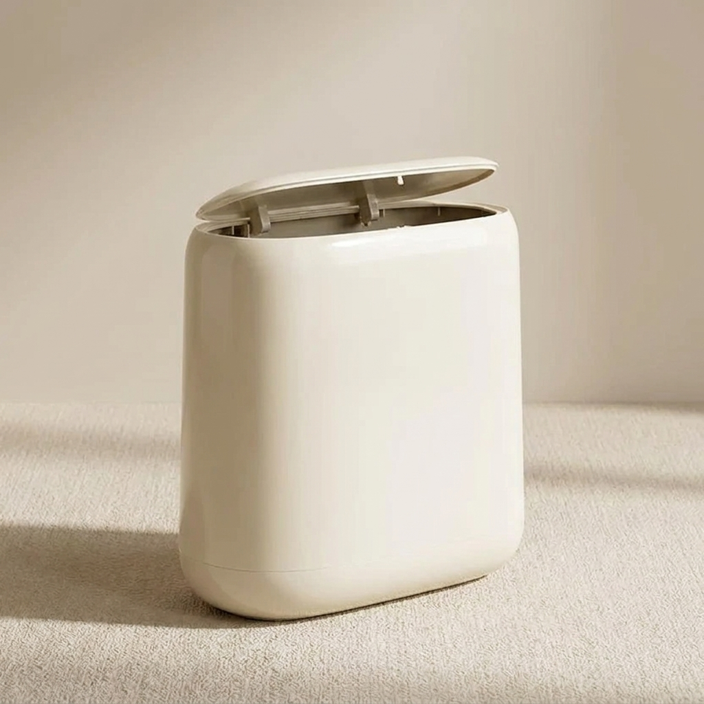 Slim Water-Resistant Trash Can
