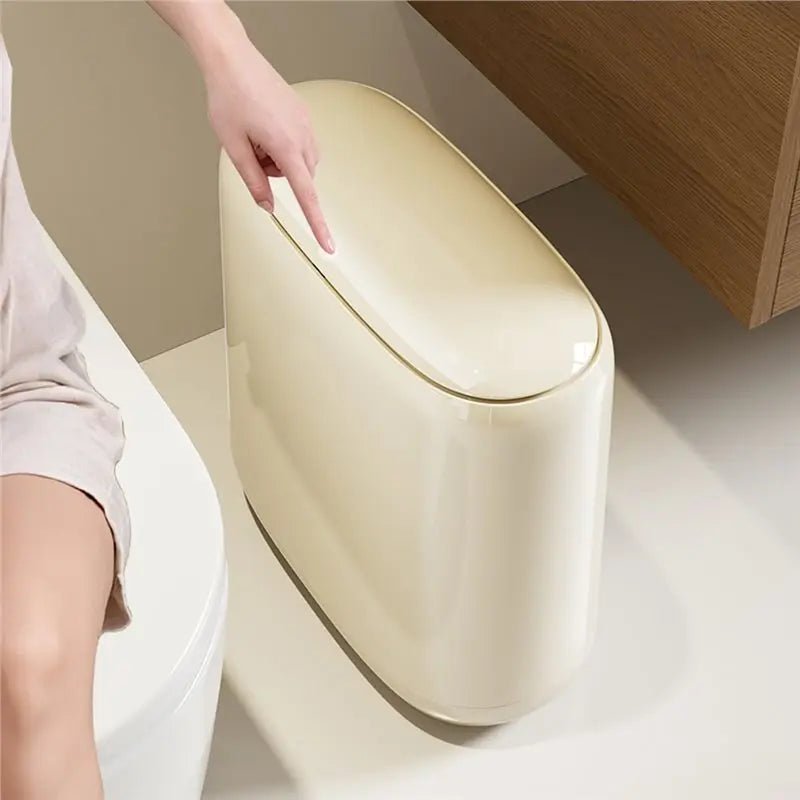 Slim Water-Resistant Trash Can