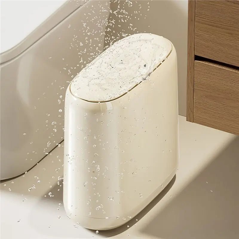 Slim Water-Resistant Trash Can