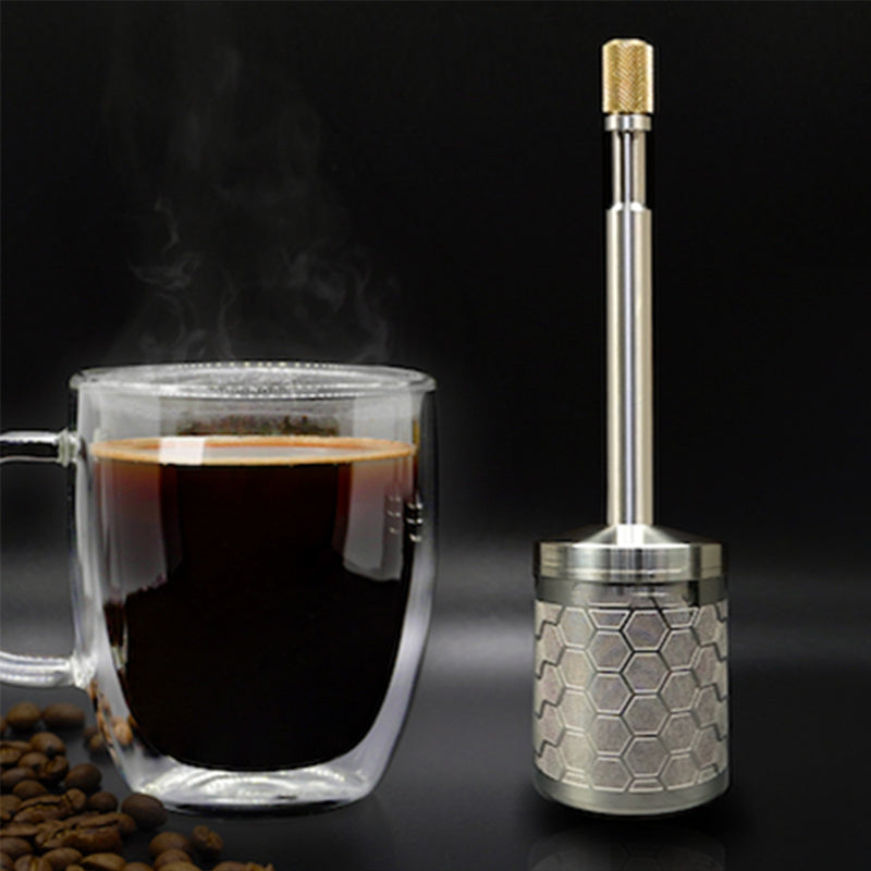 Stainless Steel Collapsible Coffee And Tea Press