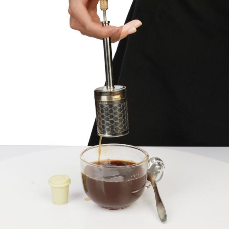Stainless Steel Collapsible Coffee And Tea Press