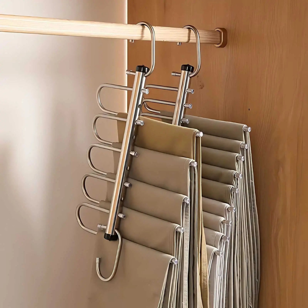 Stainless Steel Pants Hanger Multi Layer