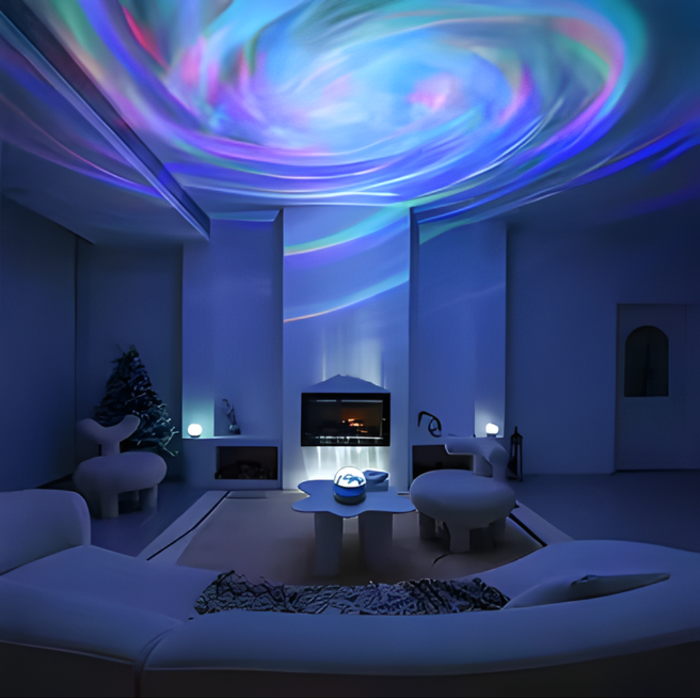 Star And Aurora Projector