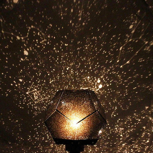 Starry Sky Projector With Foldable Lampshade