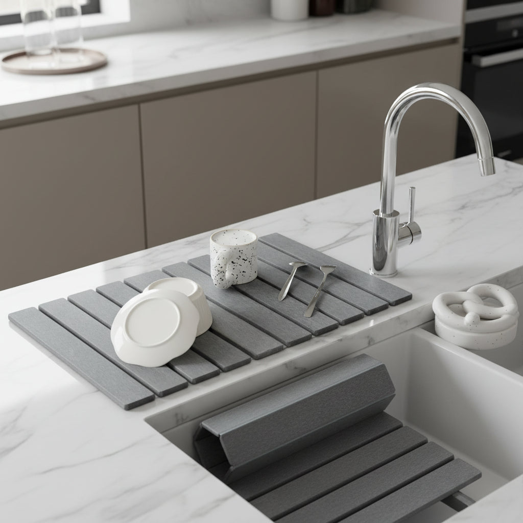 Stone Slim Absorbent Bath Mat
