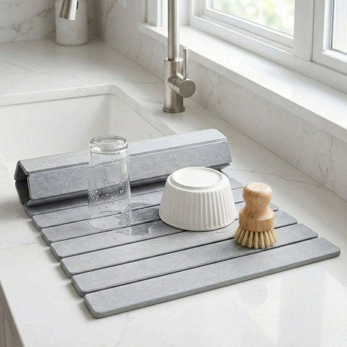 Stone Slim Absorbent Bath Mat
