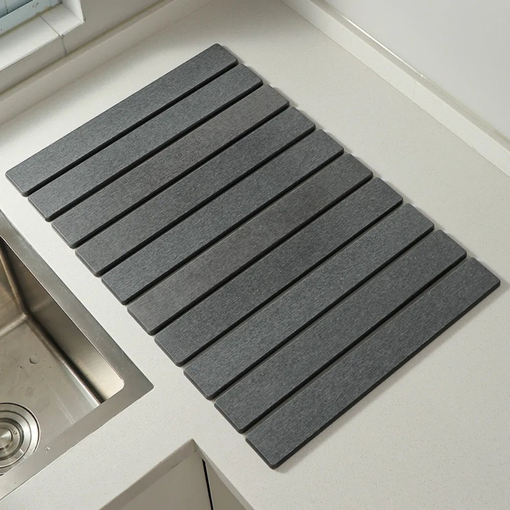 Stone Slim Absorbent Bath Mat
