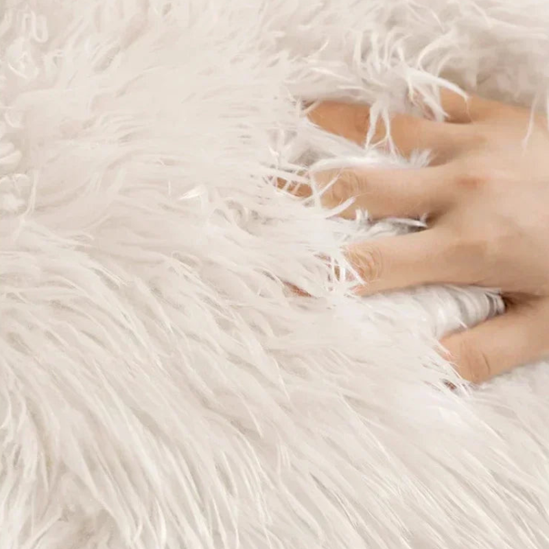 Stretchable Sofa Cover Faux Lambswool