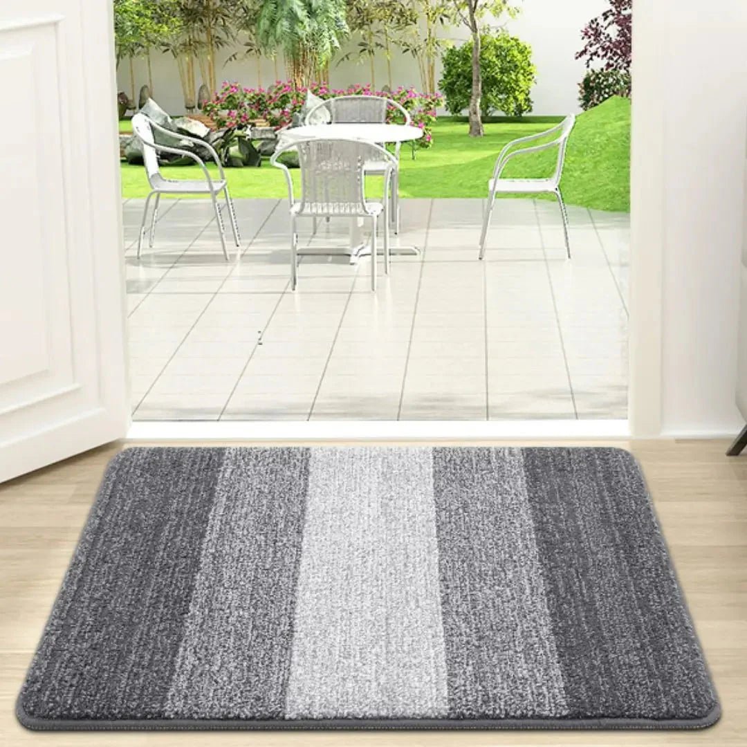 Striped Entryway Mat