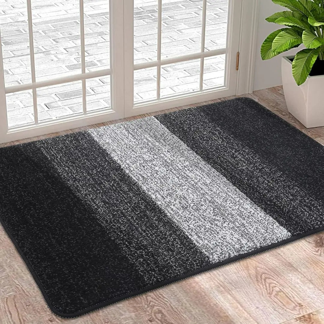 Striped Entryway Mat