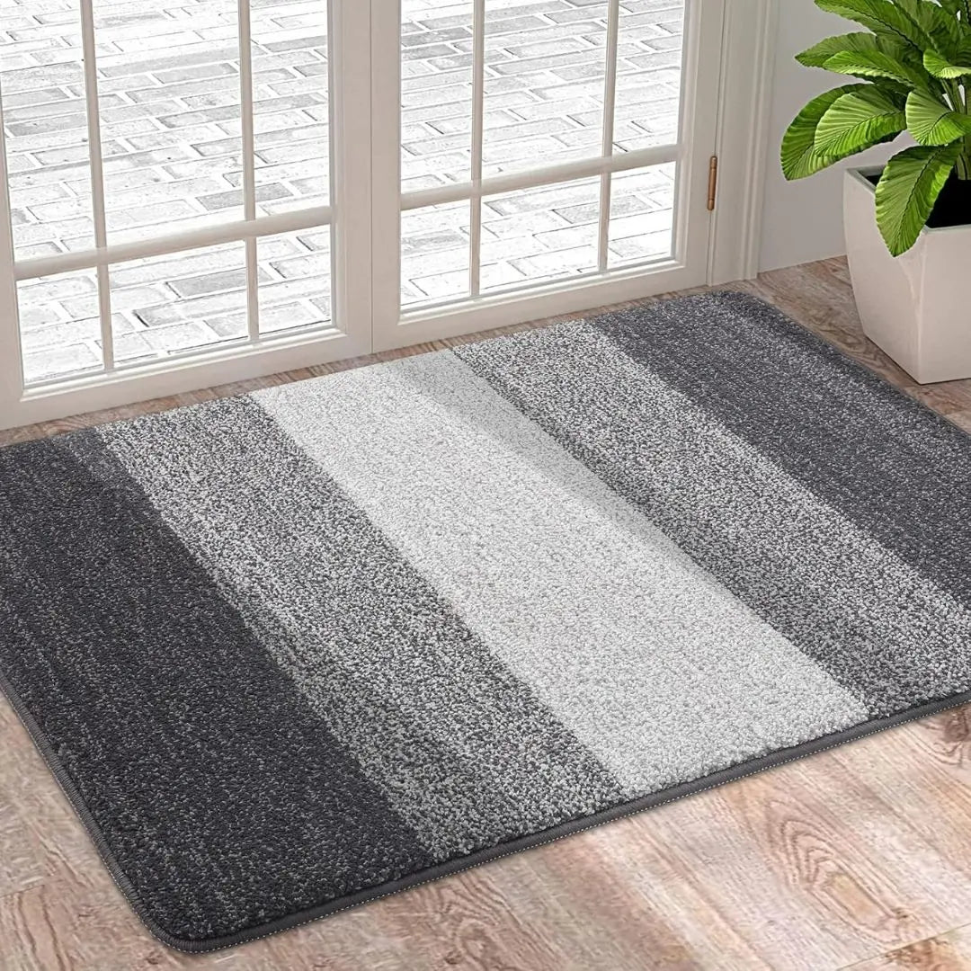 Striped Entryway Mat