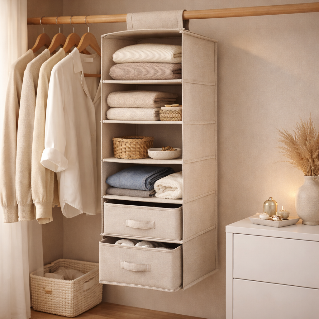 Structured Shelving Closet Organizer