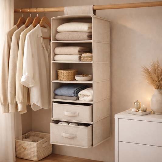 Structured Shelving Closet Organizer