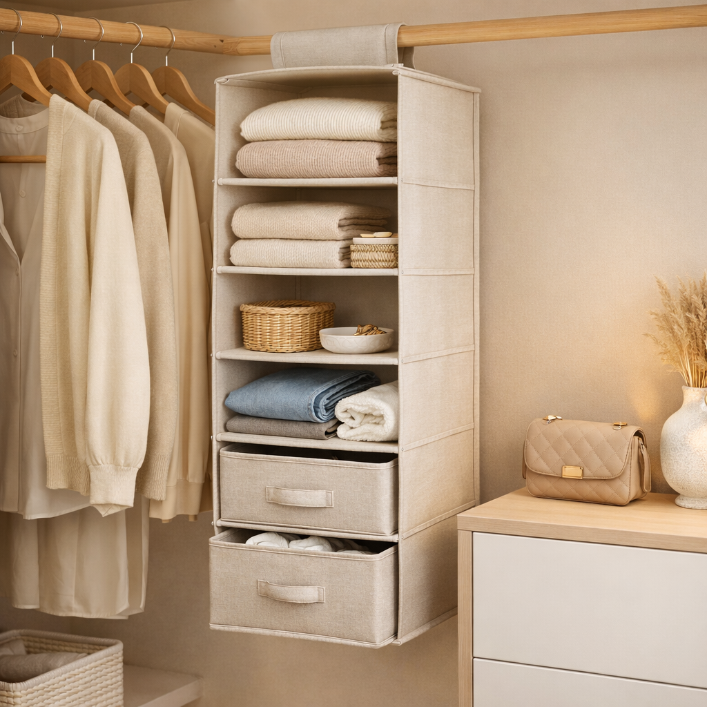 Structured Shelving Closet Organizer