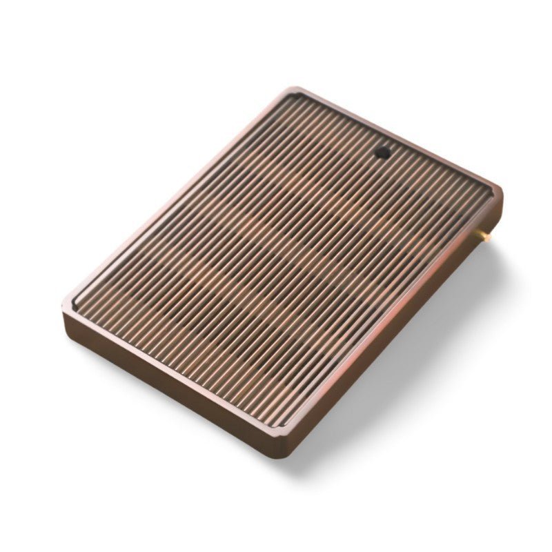 Traditional Japanese Tea Tray With Drain System