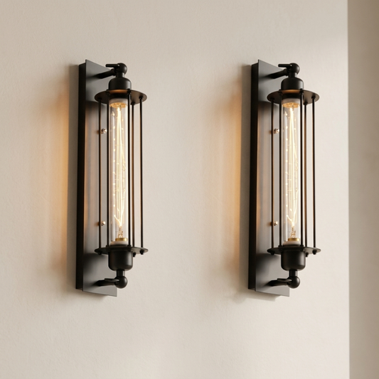 Vintage Cast Iron Wall Light