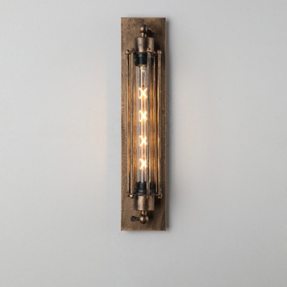 Vintage Cast Iron Wall Light