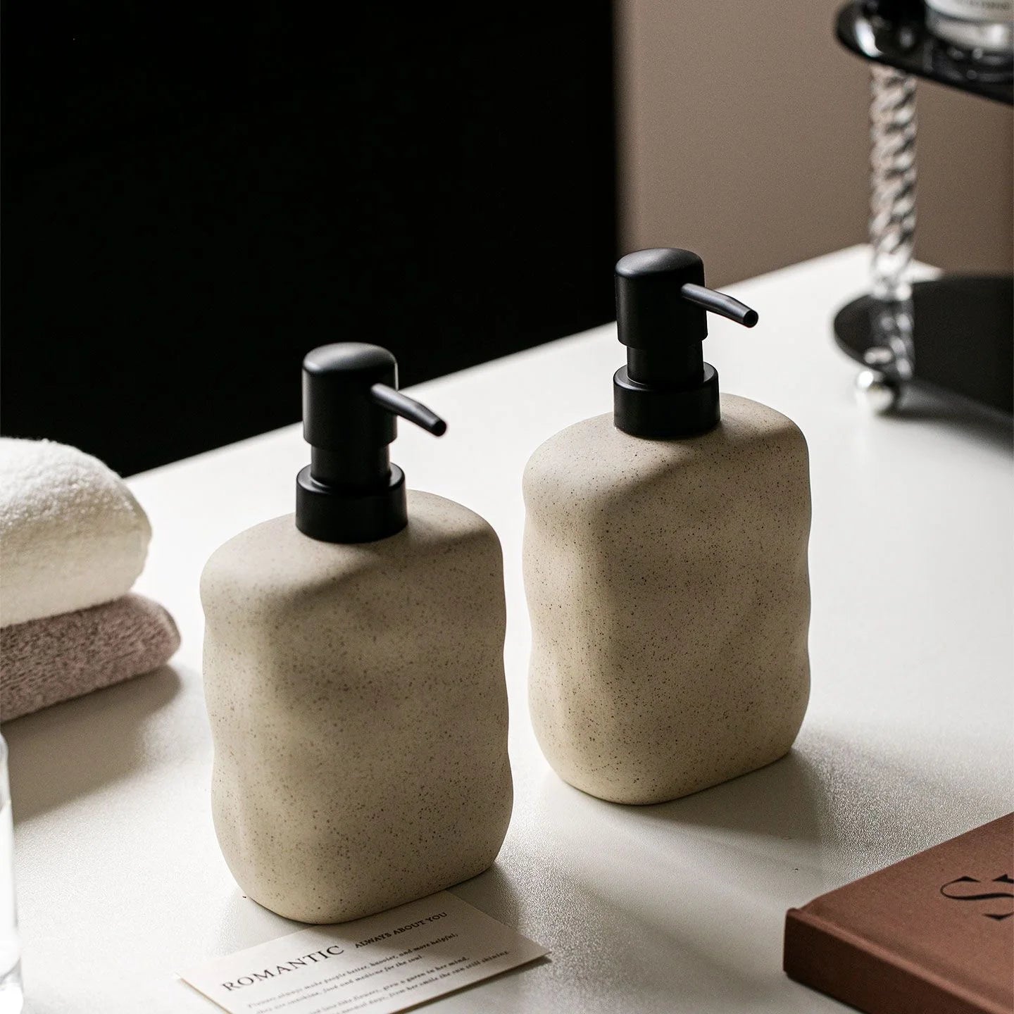 Wabi-Sabi Press Pump Soap Dispenser