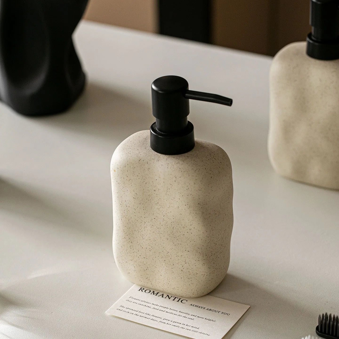 Wabi-Sabi Press Pump Soap Dispenser