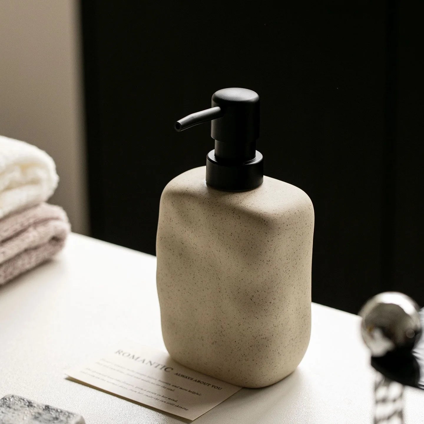 Wabi-Sabi Press Pump Soap Dispenser