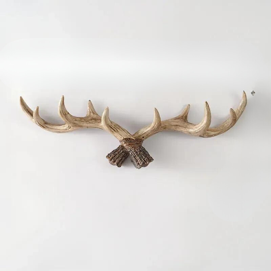 Wall Mounted Antler Design Coat Rack