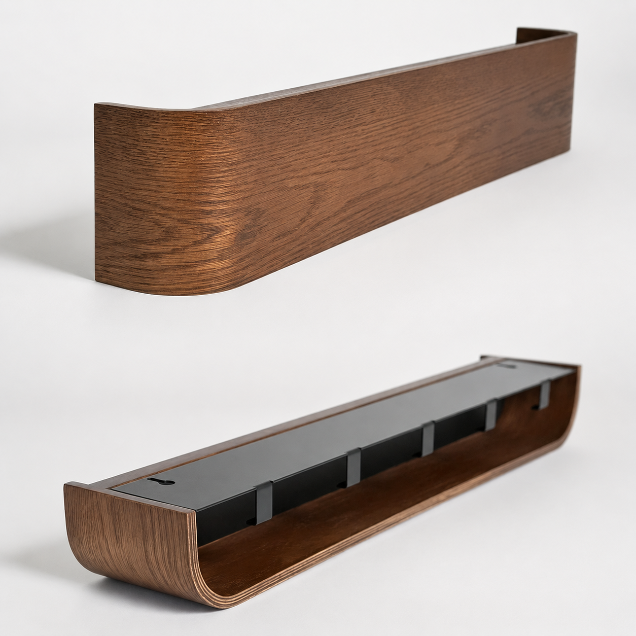 Wall Mounted Coat Rack With Folding Hooks