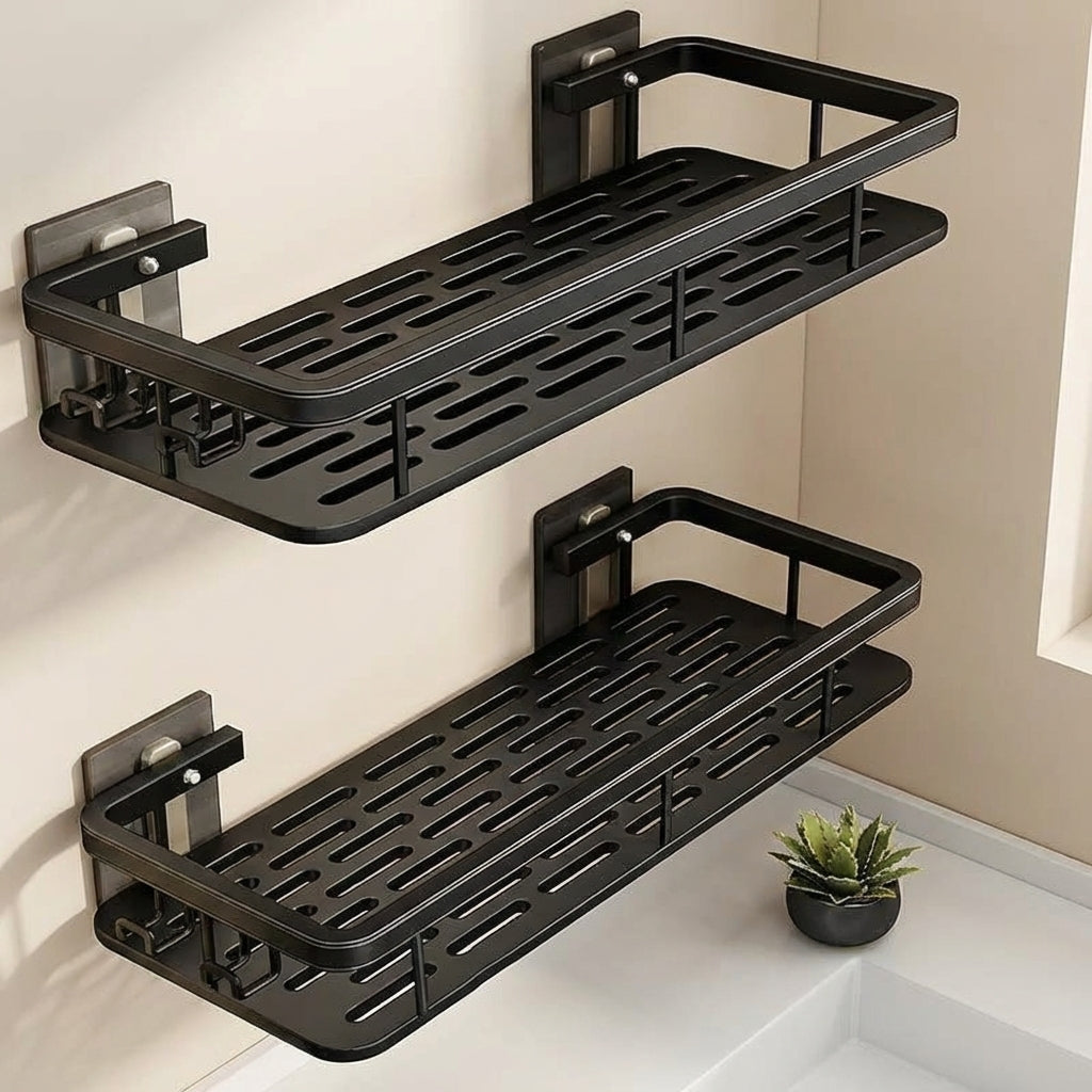 Wall Shelf With No-Drill Installation