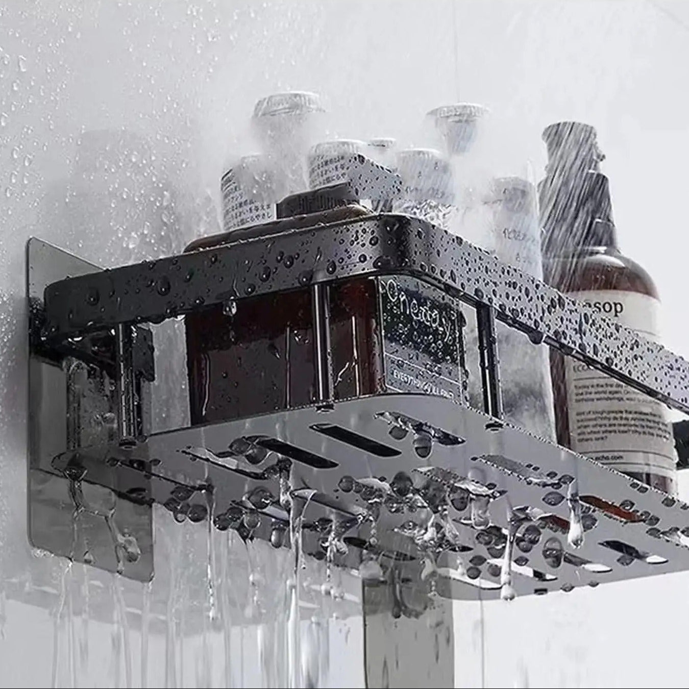Wall Shelf With No-Drill Installation