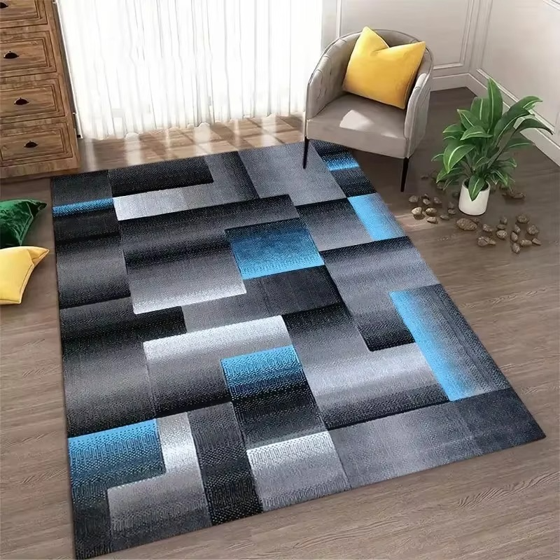 Washable Geometric Area Rug