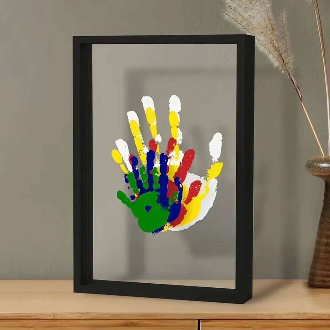 Wood Handprint Footprint Frame