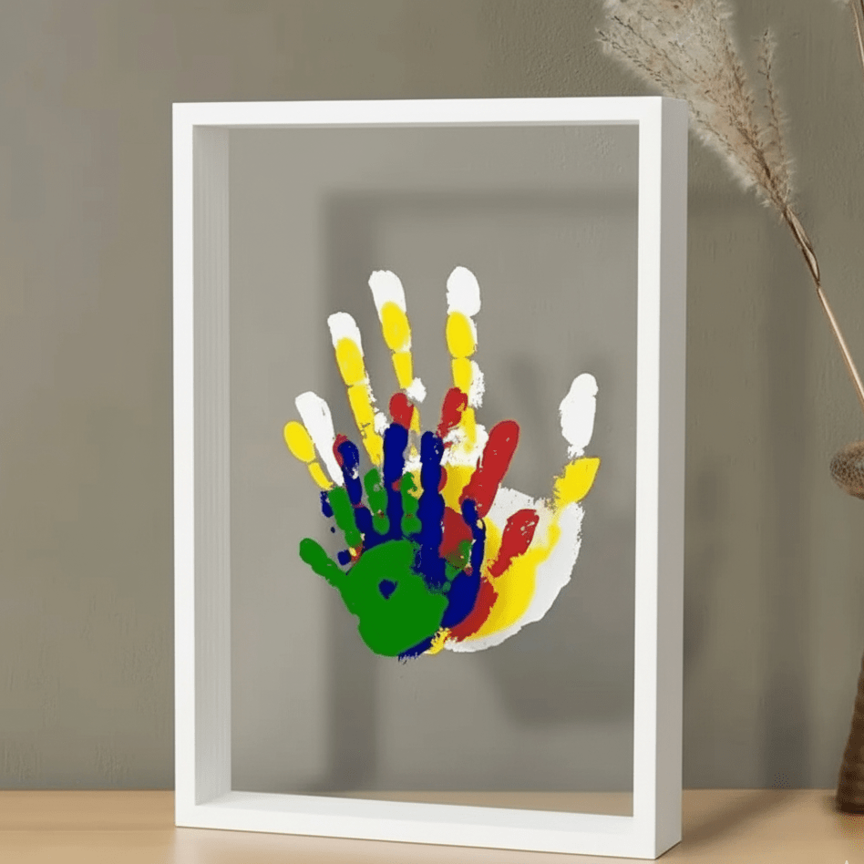 Wood Handprint Footprint Frame