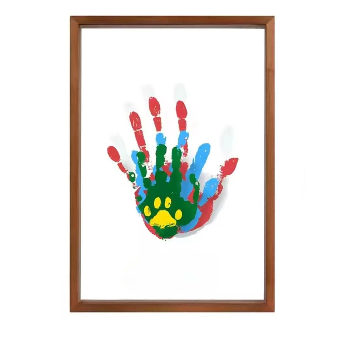 Wood Handprint Footprint Frame