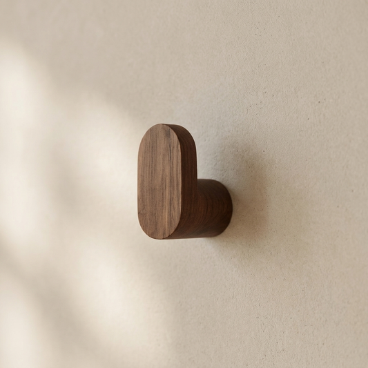 Wooden L-Shaped Coat Hooks