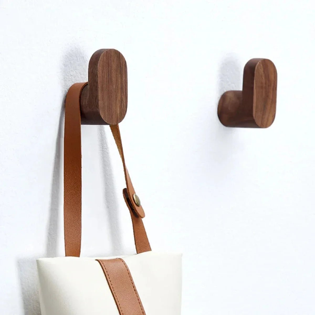 Wooden L-Shaped Coat Hooks