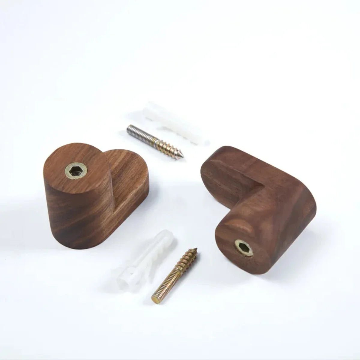 Wooden L-Shaped Coat Hooks