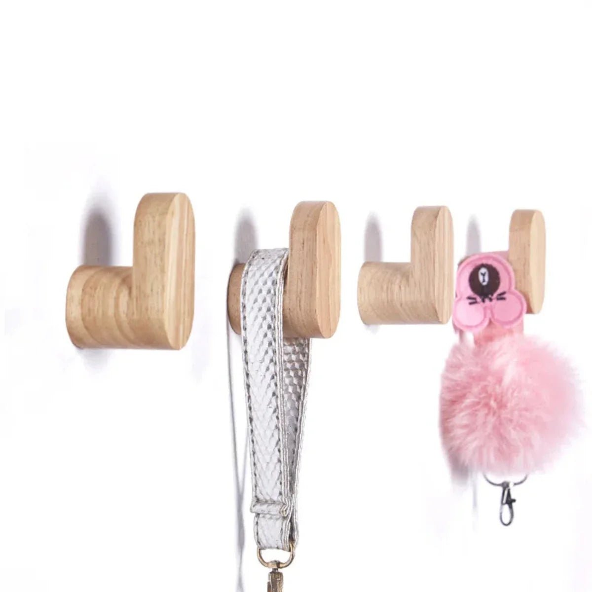 Wooden L-Shaped Coat Hooks